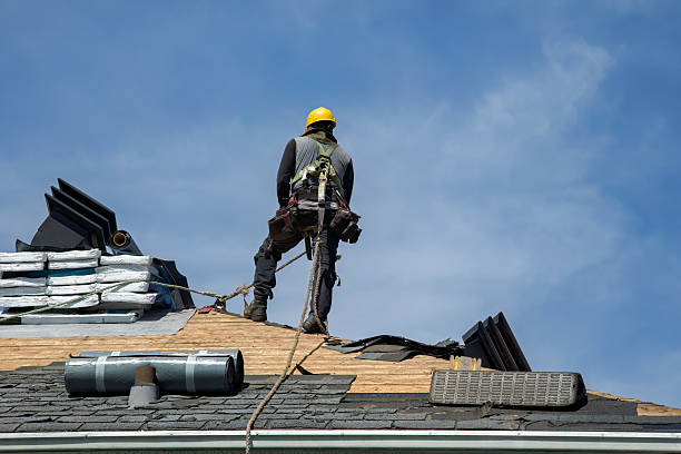 Professional Metal Roofing technician working in Romulus, MI